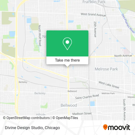 Divine Design Studio map