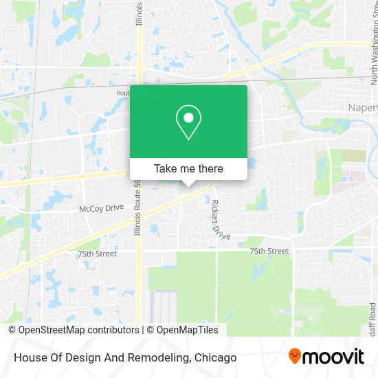 House Of Design And Remodeling map