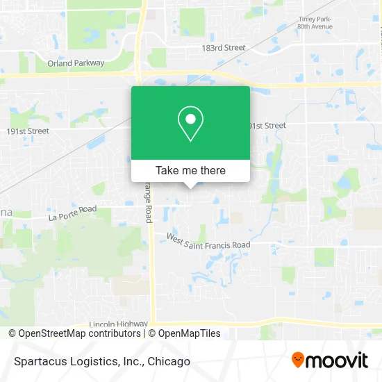 Spartacus Logistics, Inc. map