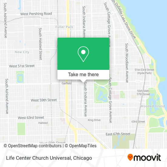 Life Center Church Universal map