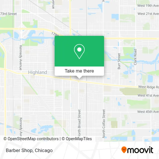 Barber Shop map