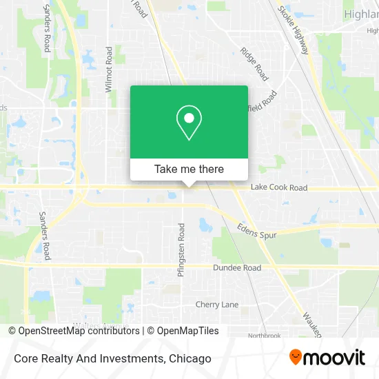 Core Realty And Investments map