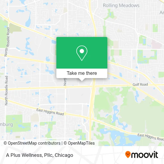 A Plus Wellness, Pllc map
