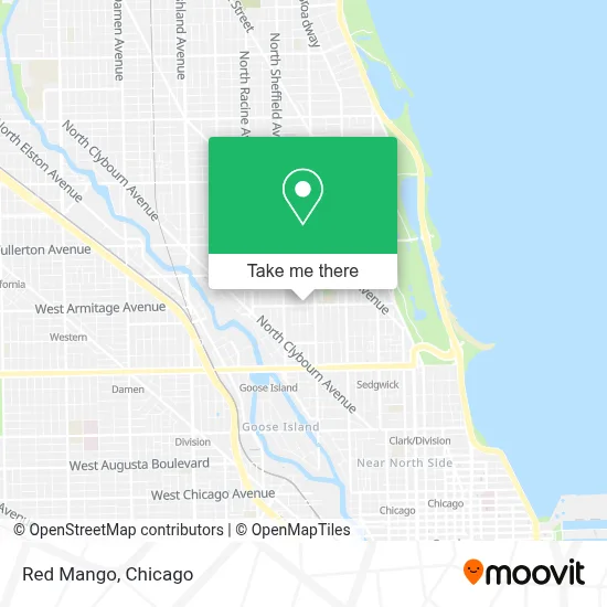 Red Mango map