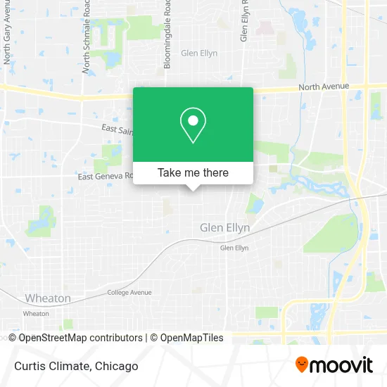 Curtis Climate map