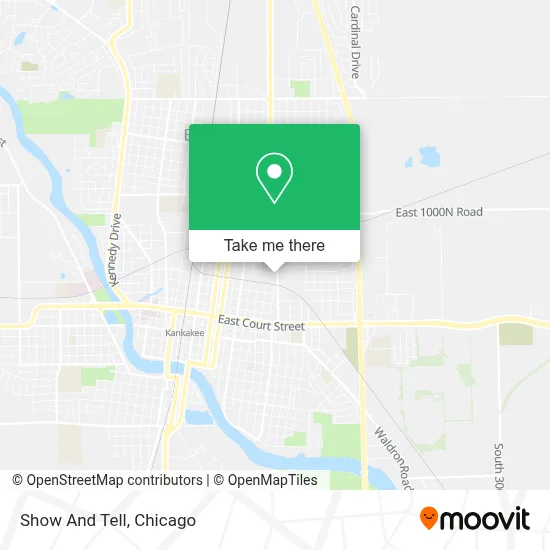 Show And Tell map