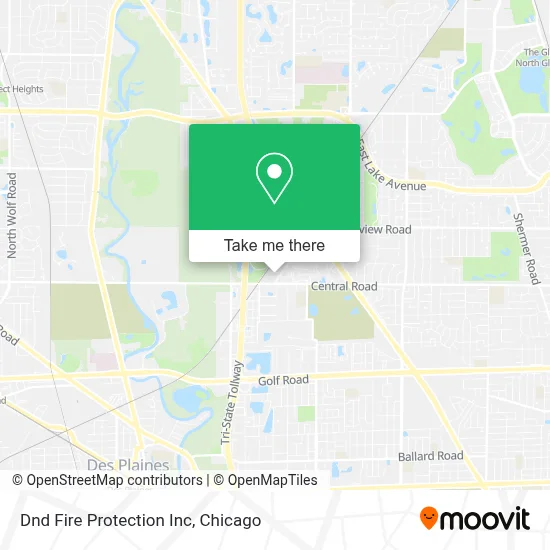 Dnd Fire Protection Inc map
