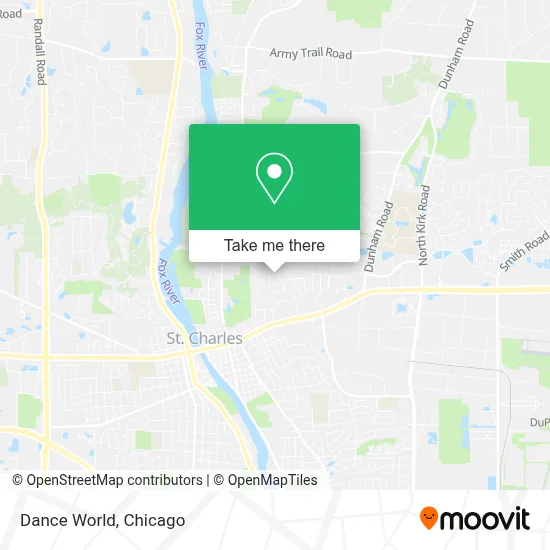 Dance World map