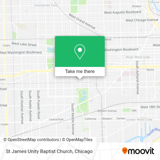 St James Unity Baptist Church map