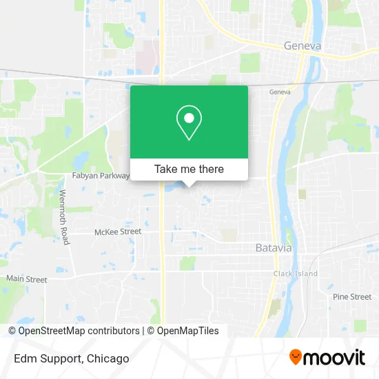 Edm Support map
