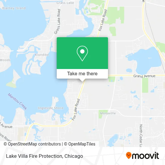 Lake Villa Fire Protection map