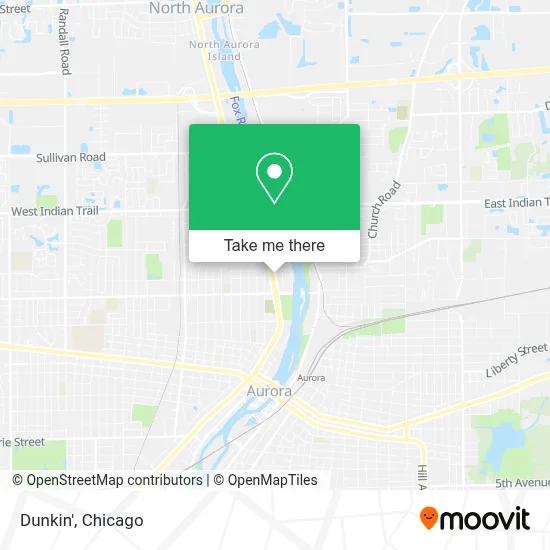 Dunkin' map