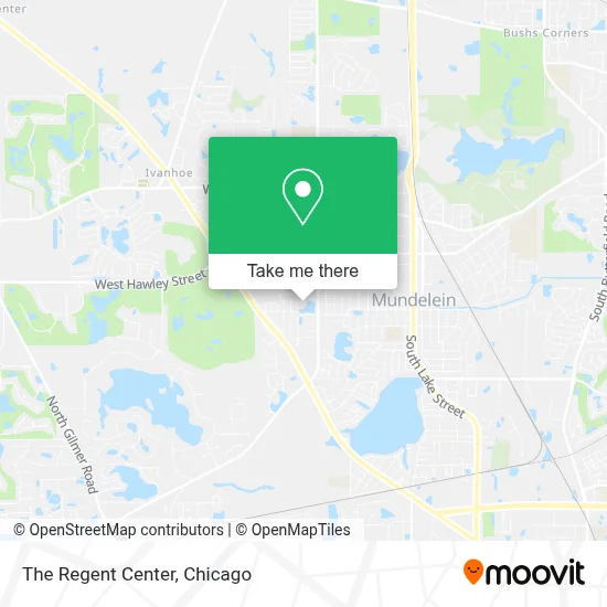 The Regent Center map