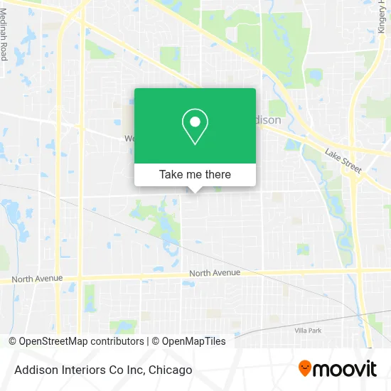Addison Interiors Co Inc map