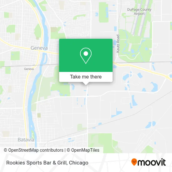 Rookies Sports Bar & Grill map