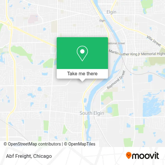 Abf Freight map