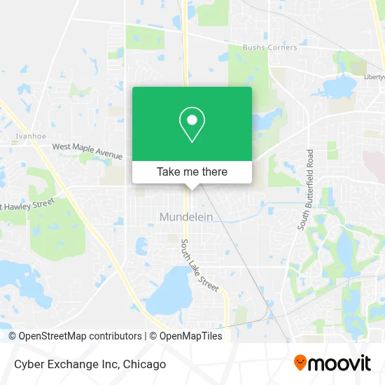 Cyber Exchange Inc map