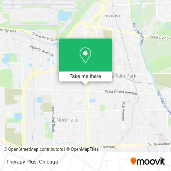 Therapy Plus map