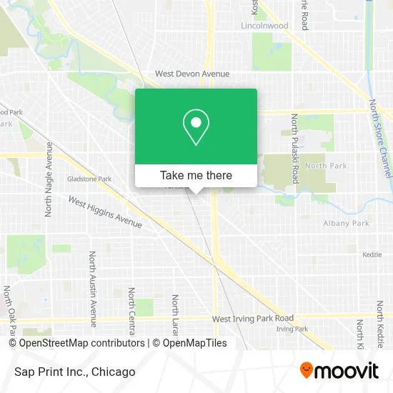Sap Print Inc. map