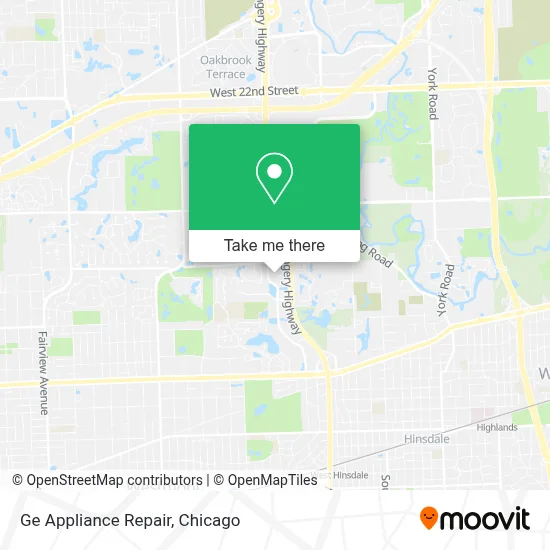 Ge Appliance Repair map