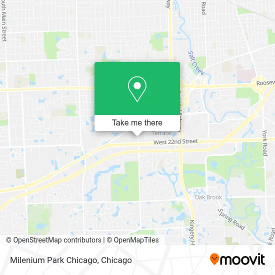 Milenium Park Chicago map