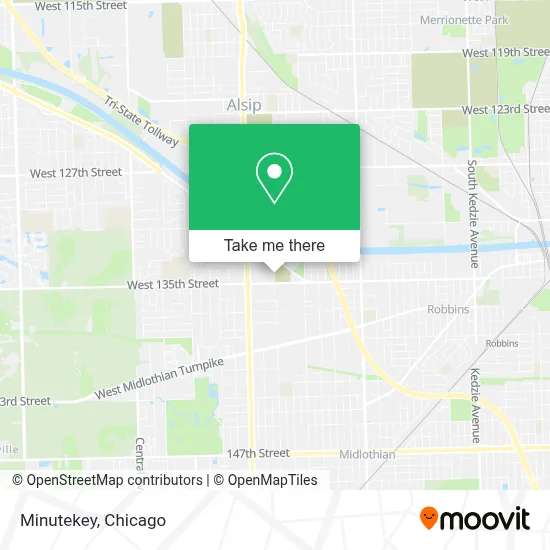 Minutekey map