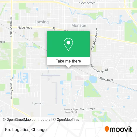Krc Logistics map