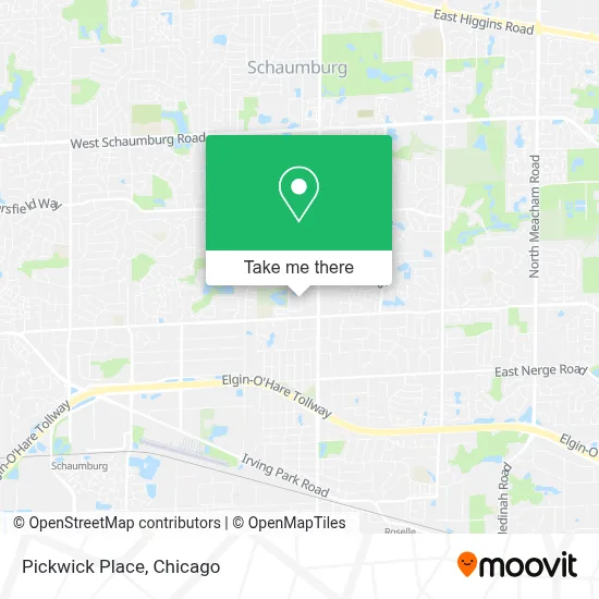 Pickwick Place map