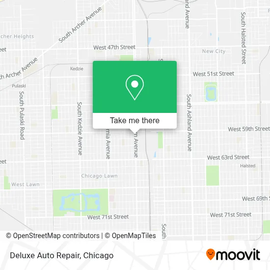 Deluxe Auto Repair map