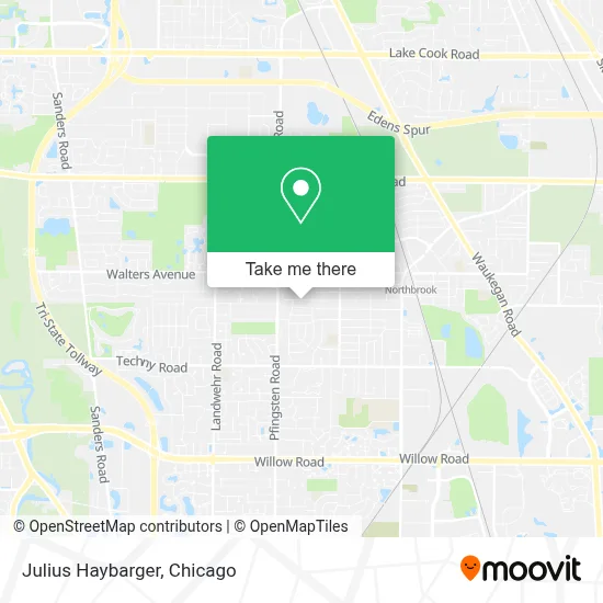 Julius Haybarger map