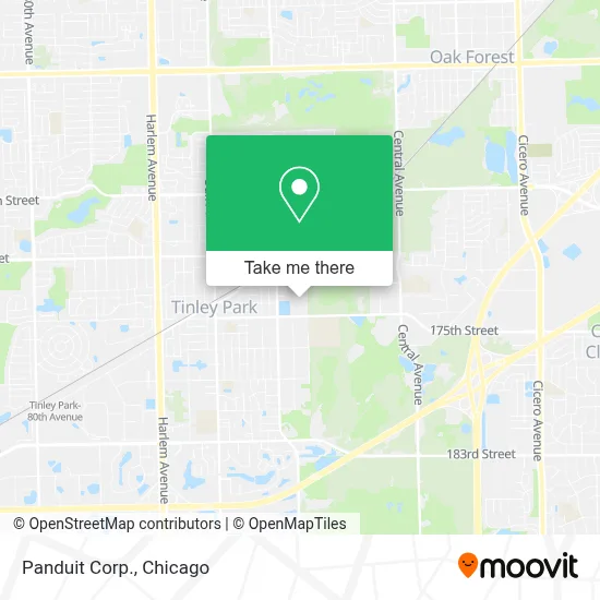 Panduit Corp. map
