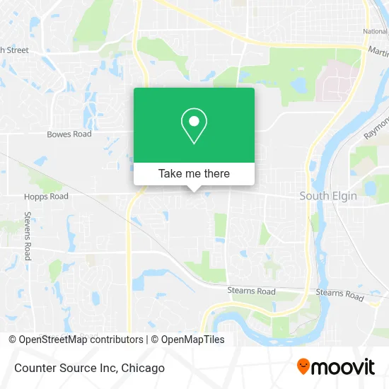 Counter Source Inc map