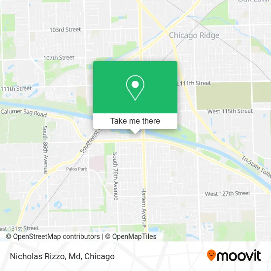 Nicholas Rizzo, Md map