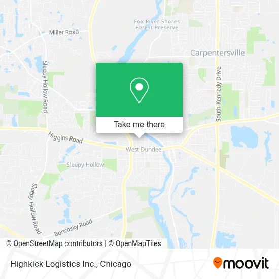 Highkick Logistics Inc. map