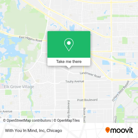 With You In Mind, Inc map