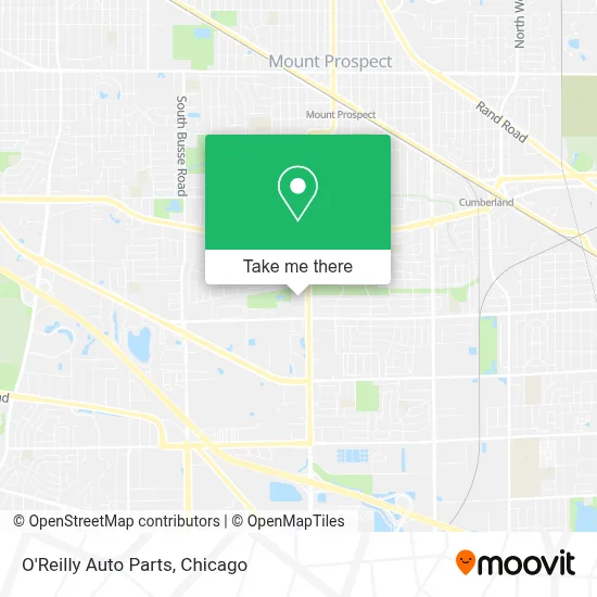 O'Reilly Auto Parts map