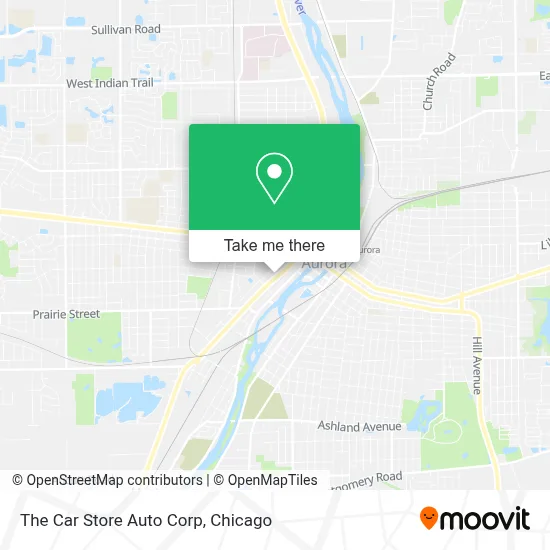 The Car Store Auto Corp map