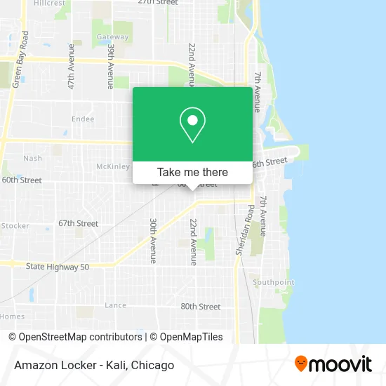 Amazon Locker - Kali map