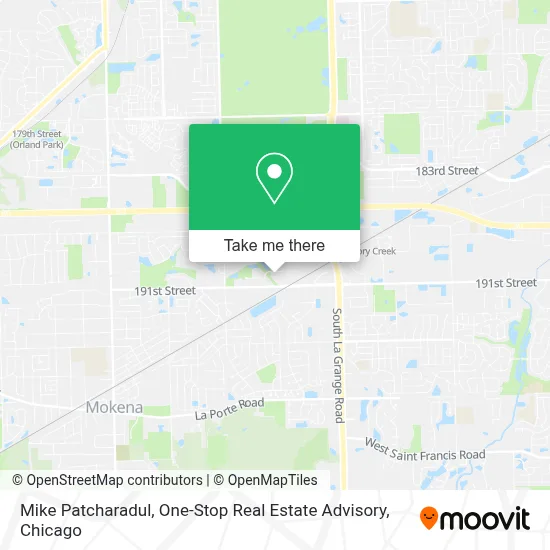 Mike Patcharadul, One-Stop Real Estate Advisory map