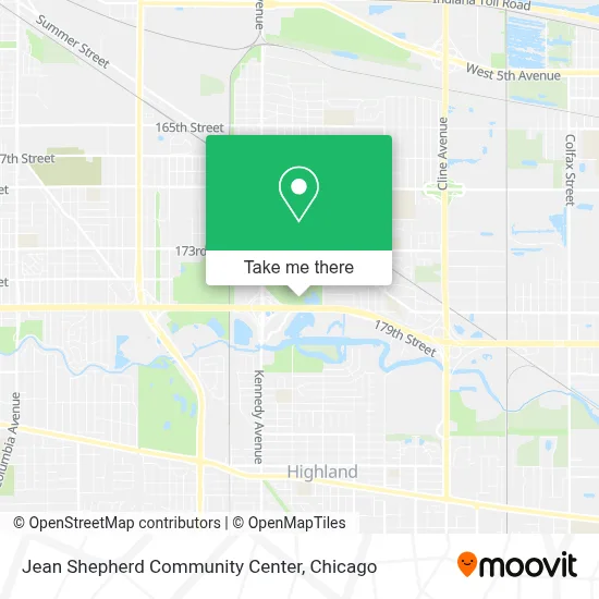 Jean Shepherd Community Center map