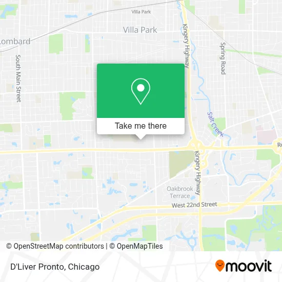 D'Liver Pronto map