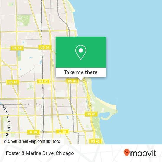 Mapa de Foster & Marine Drive