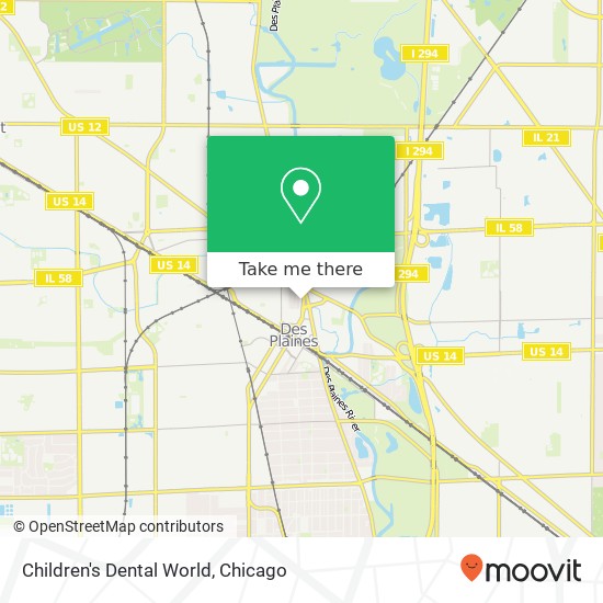 Children's Dental World map