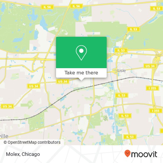 Mapa de Molex