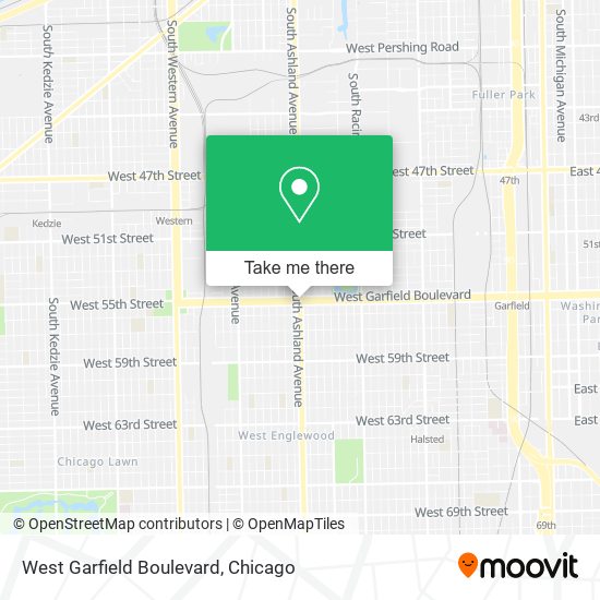 Mapa de West Garfield Boulevard