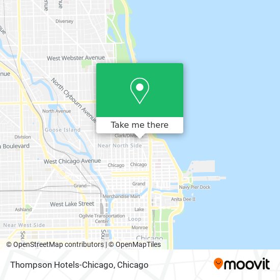 Thompson Hotels-Chicago map