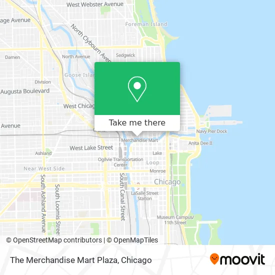 The Merchandise Mart Plaza map