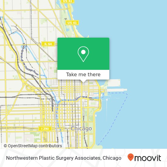 Northwestern Plastic Surgery Associates map