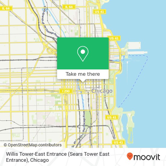 Willis Tower-East Entrance map
