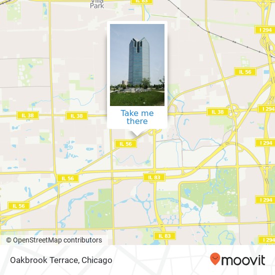 Oakbrook Terrace map